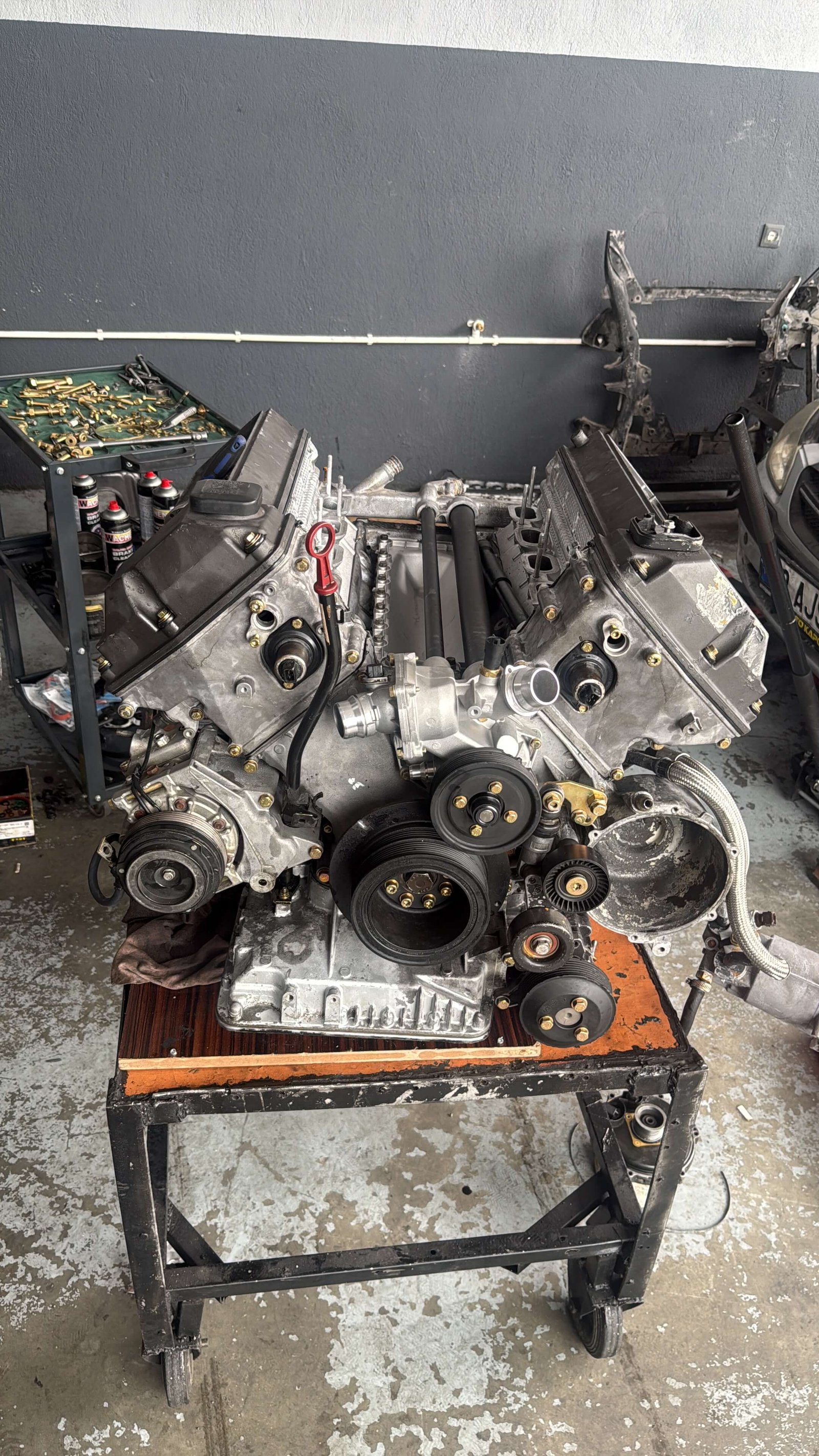 Motor montaj işlemi