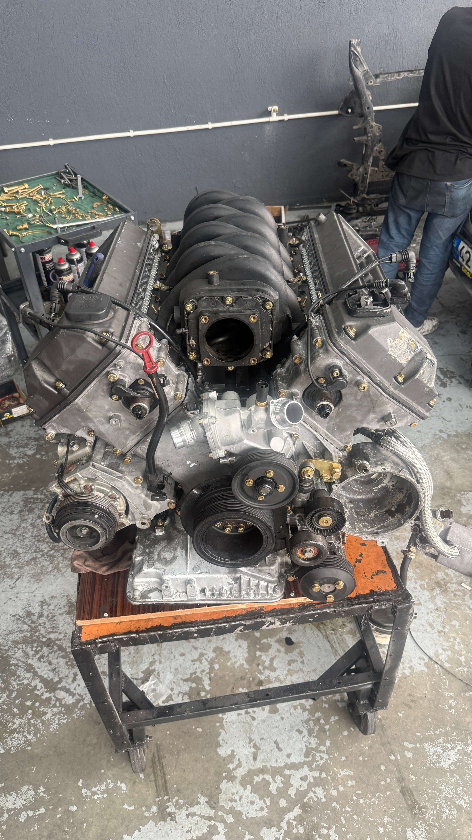 Motor montaj ön görünüm